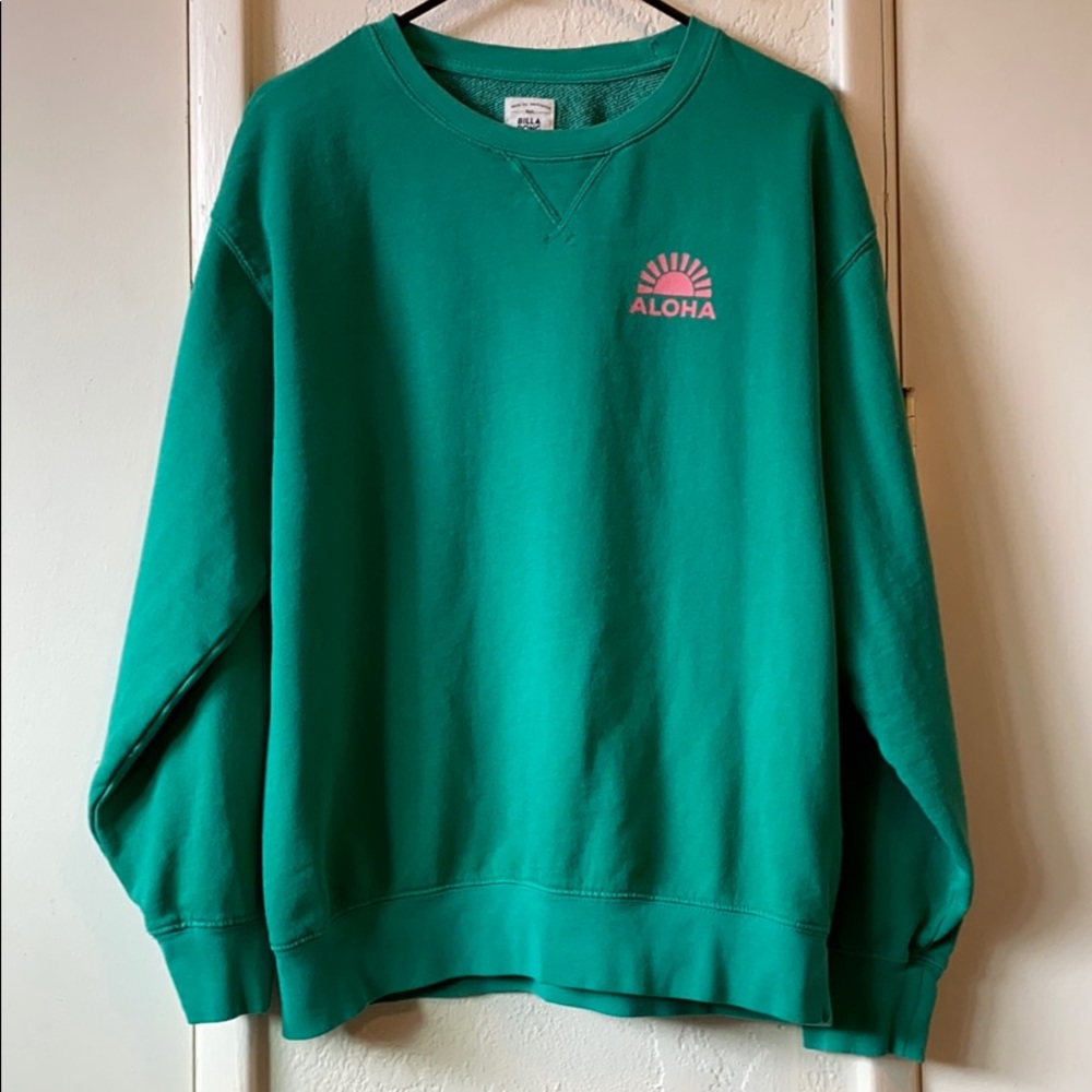 Women’s Billabong “aloha” Sweatshirt Size Medium